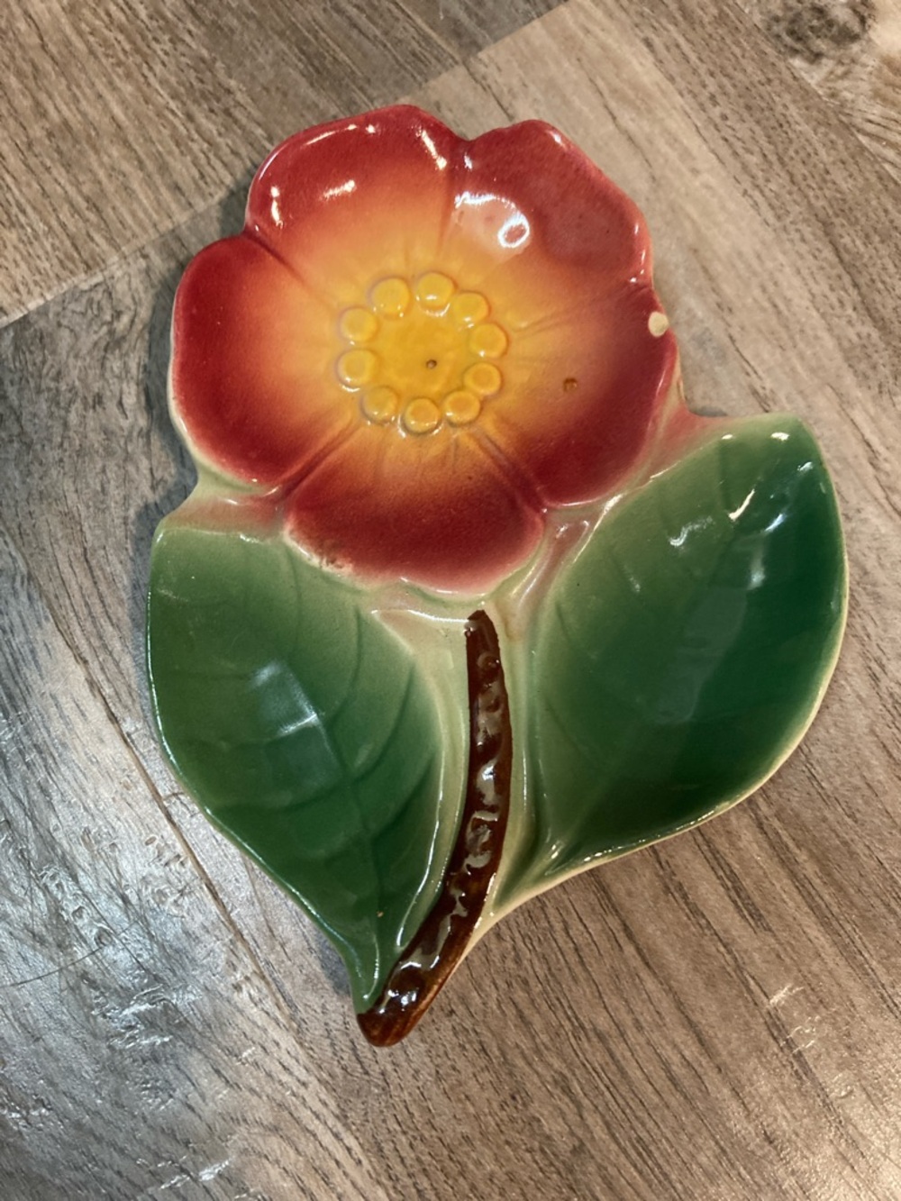 Vintage Flower Trinket Dish